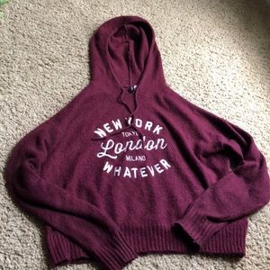 Burgundy Hoodie